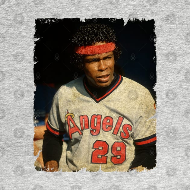 Rod Carew in Los Angeles Angels of Anaheim by Dealova